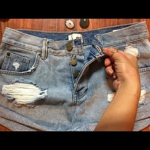 Amuse Society denim shorts